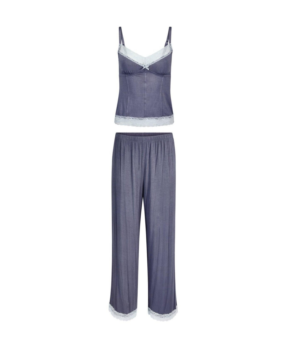 Adore Me Suzanna Pajama Cami and Pants Set - Dark Grey, 3X