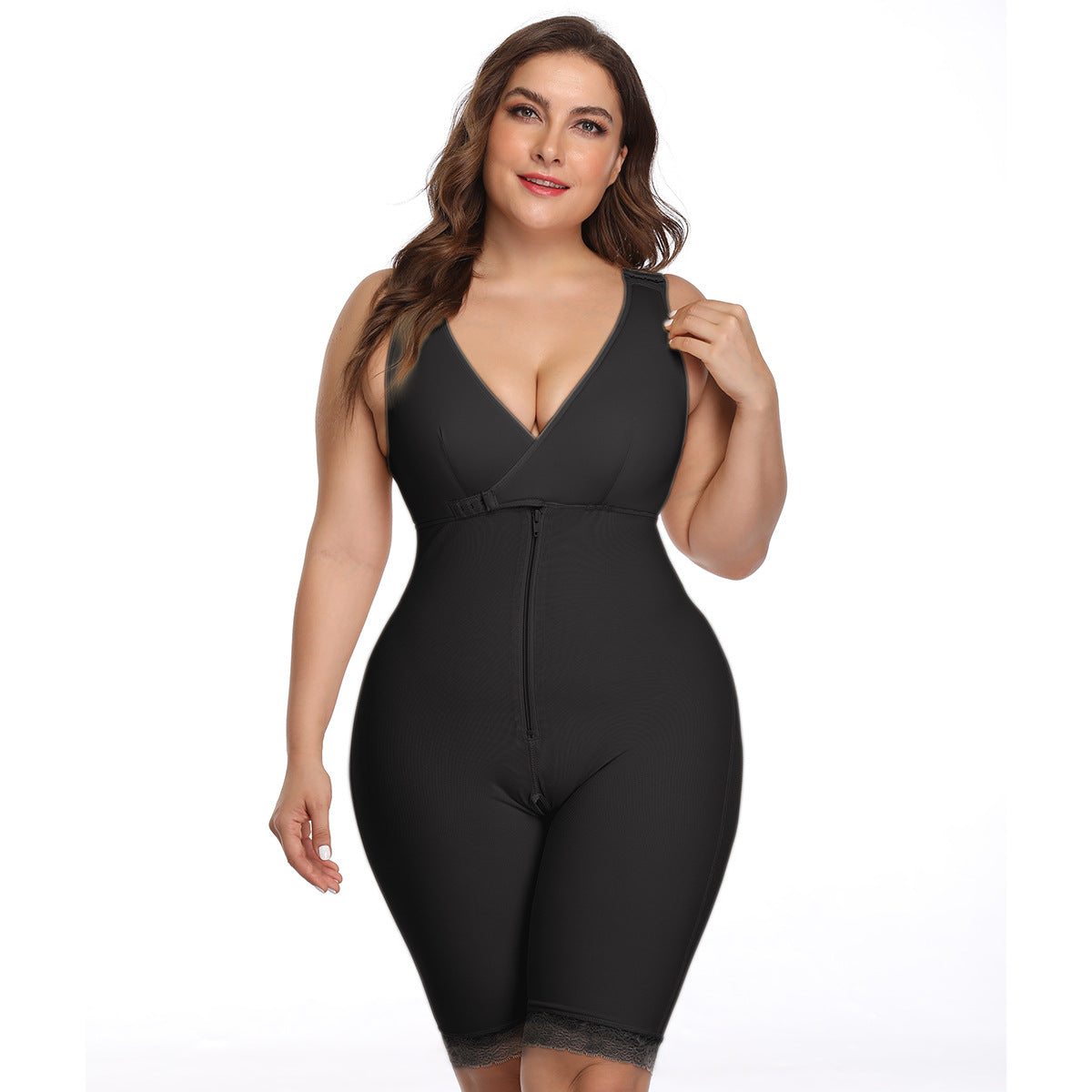 V-Neck Sculpting Bodysuit