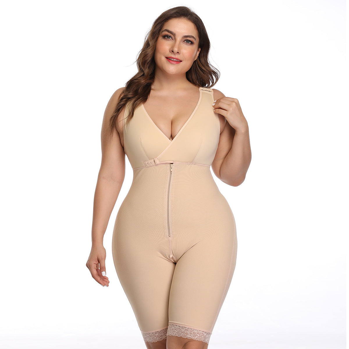 V-Neck Sculpting Bodysuit