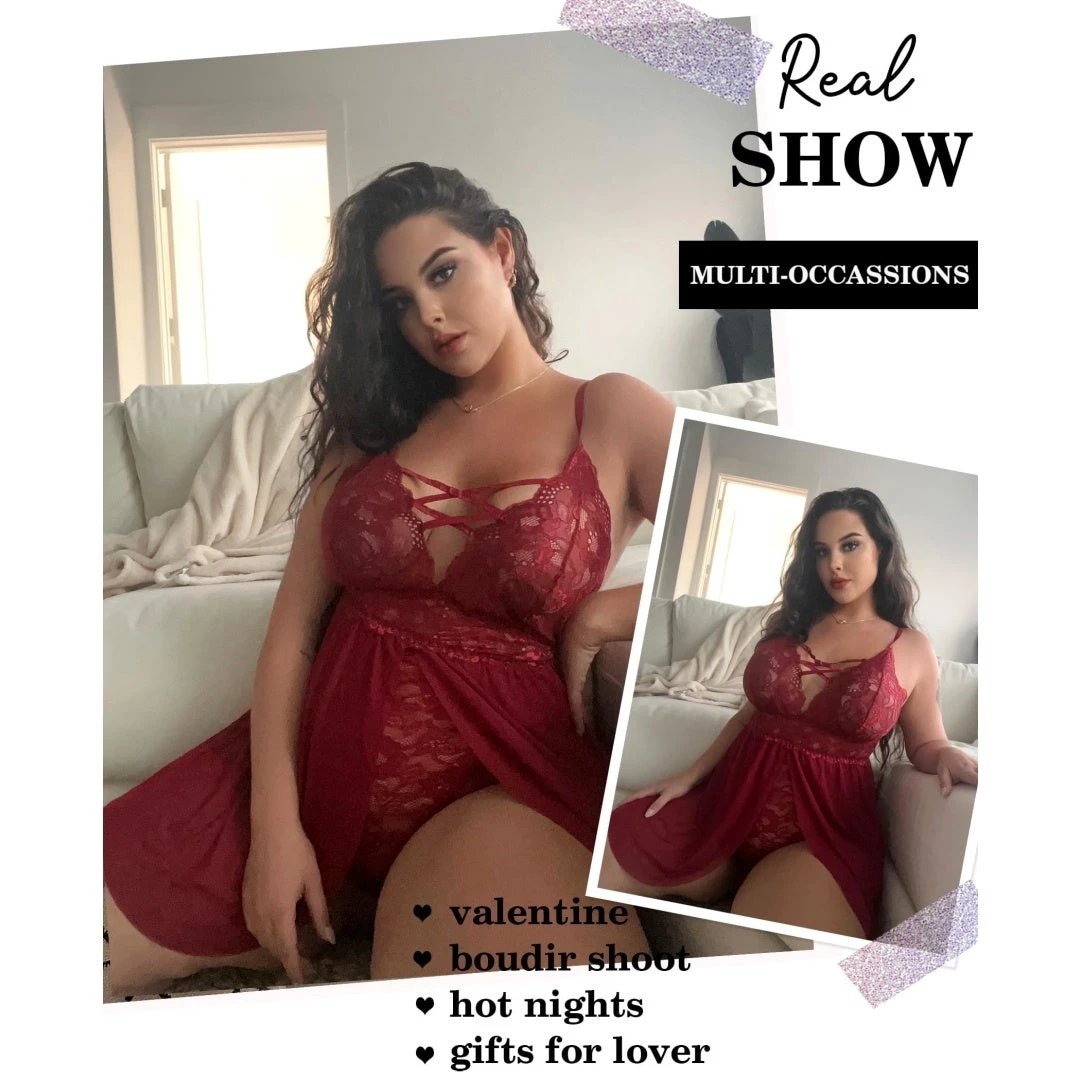 Babydoll Womens Snap Crotch Lingerie V NeckLace Nighty Sleepwear Womenswear Comfort BasicMinimalist Spaghetti Strap Lingerie For Women Nightgown