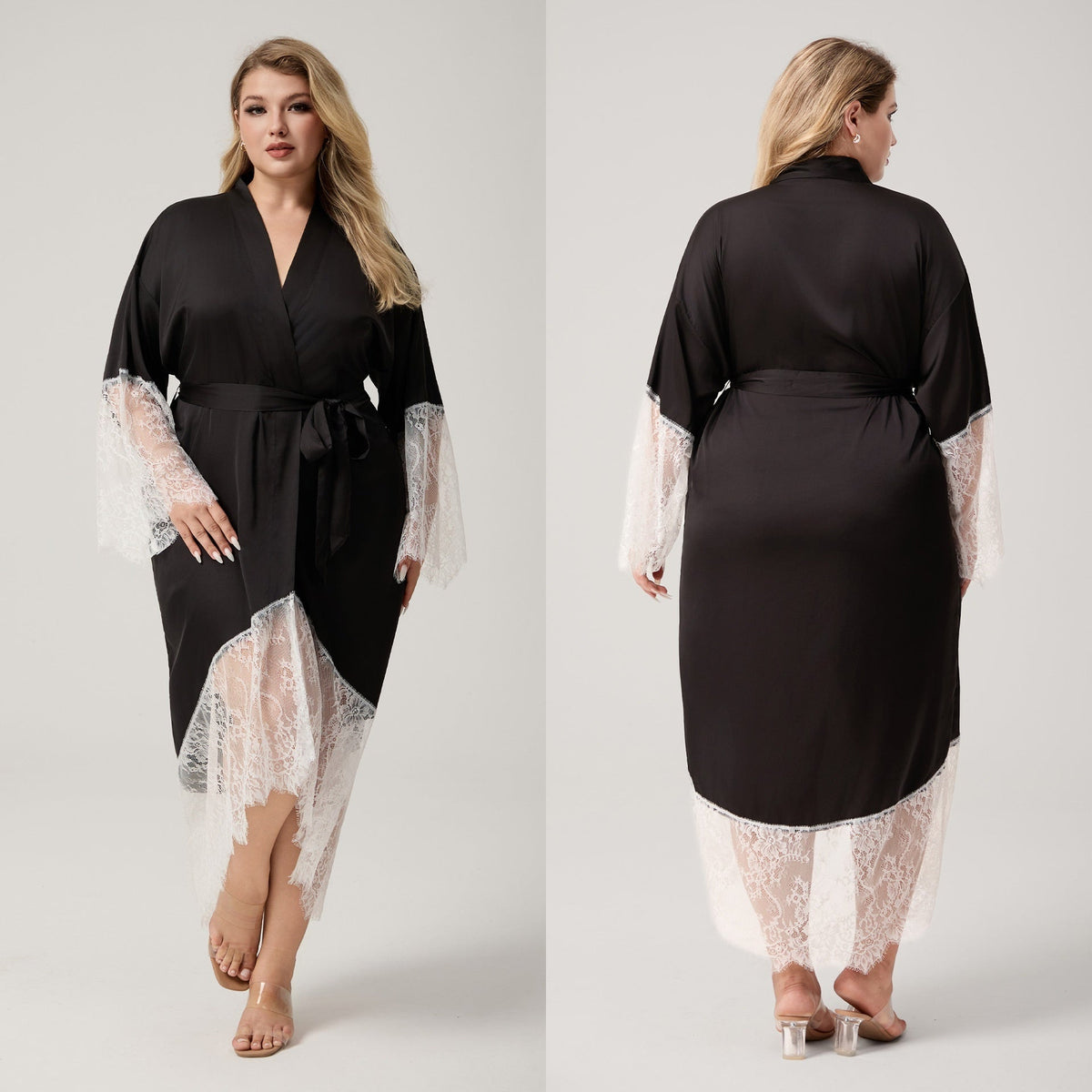 New Womens Sleepwear With Lace Trimmed Patchwork Design