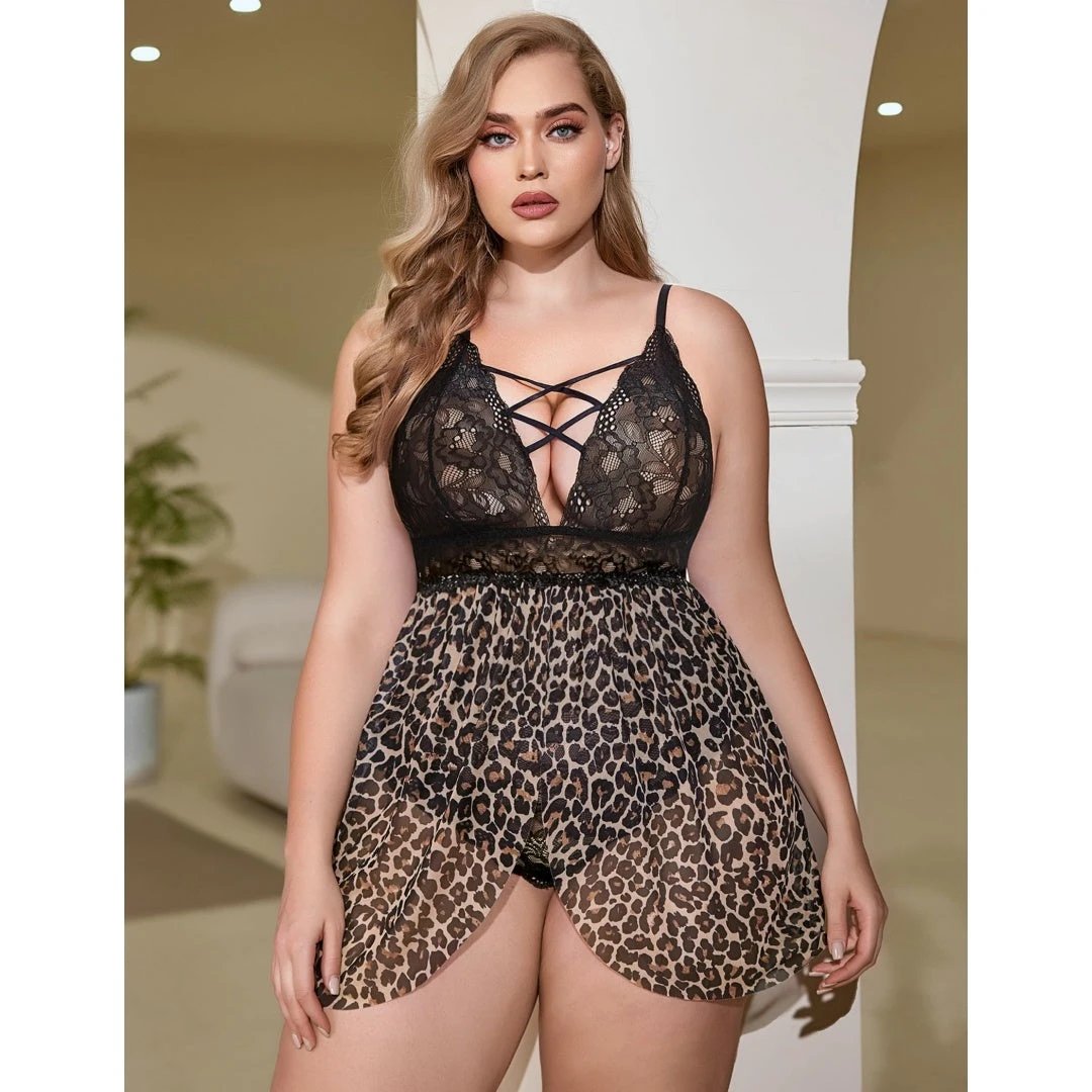 Babydoll Womens Snap Crotch Lingerie V NeckLace Nighty Sleepwear Womenswear Comfort BasicMinimalist Spaghetti Strap Lingerie For Women Nightgown