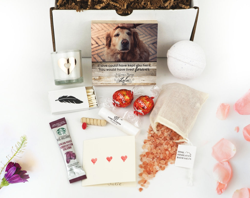 Custom Dog Memorial Photo Block