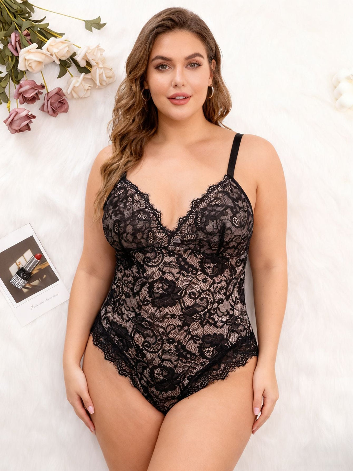 Sexy Sling Lace Shapewear Bodysuit Underwear Butt Lifting Tummy Control Waist Trainer Corset