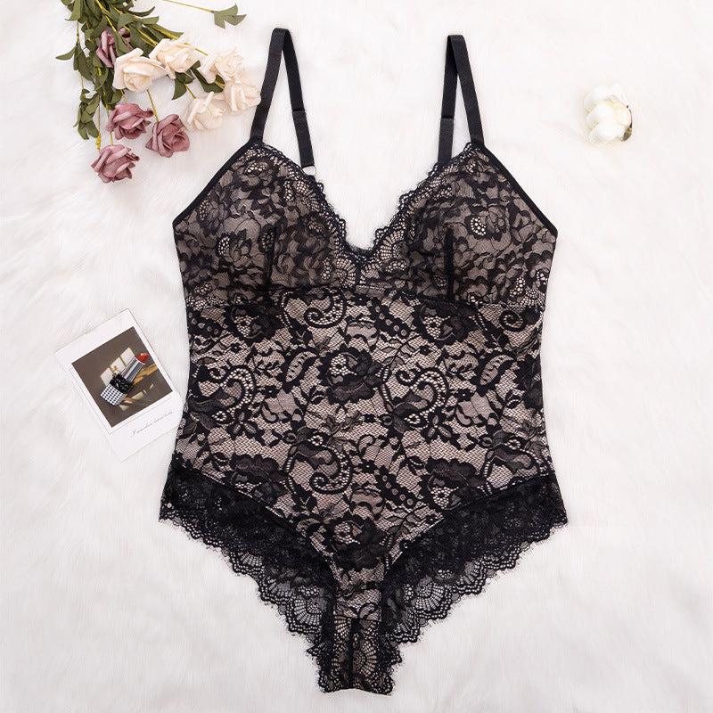 Sexy Sling Lace Shapewear Bodysuit Underwear Butt Lifting Tummy Control Waist Trainer Corset