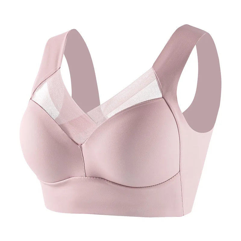 Women Seamless Bras Sexy Patchwork Lace Top Push Up Sports Brassiere Female Backless Fitness Sleep Vest Bralette New