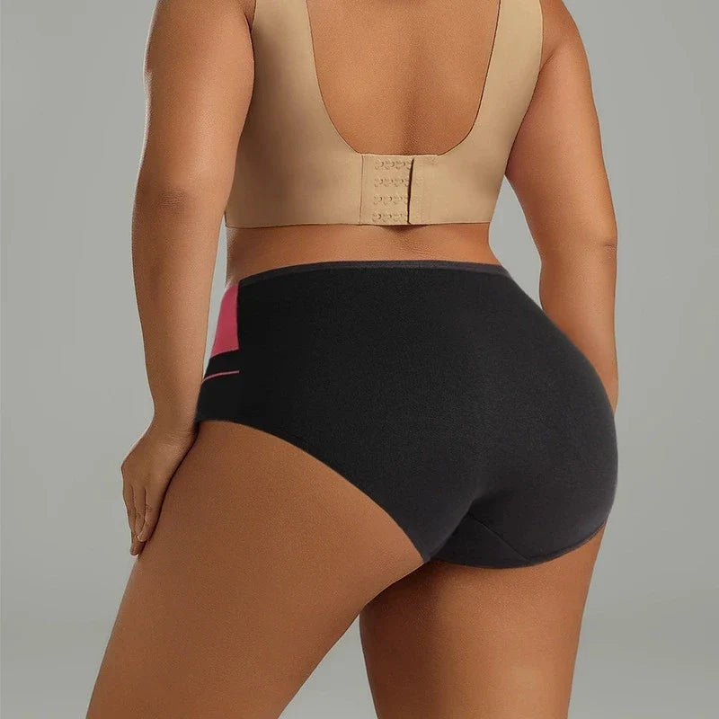 7PCS High Waist Body Shaper Soft Cotton Briefs for Women Slimming Breathable Panty XS-3XL Lingerie Female Underwear