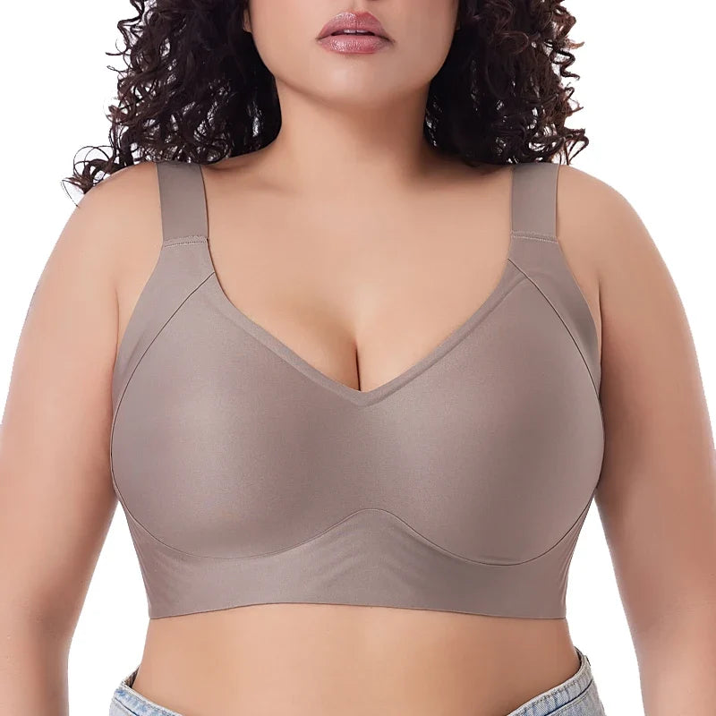 FallSweet Push UP Bra for Women Seamless Bras Thin Cup Wireless Bralette Sexy Brassiere Femme M-6XL