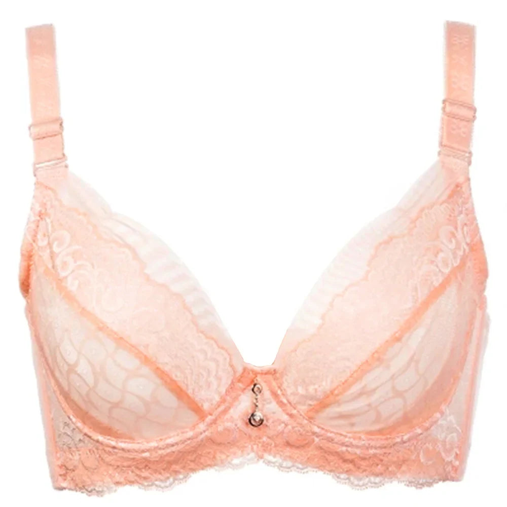 Bras For Women Underwear Lace Sheer Sexy Lingerie Tops Deep V Sexy Bra Big Brassiere
