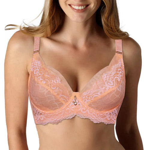 Bras For Women Underwear Lace Sheer Sexy Lingerie Tops Deep V Sexy Bra Big Brassiere