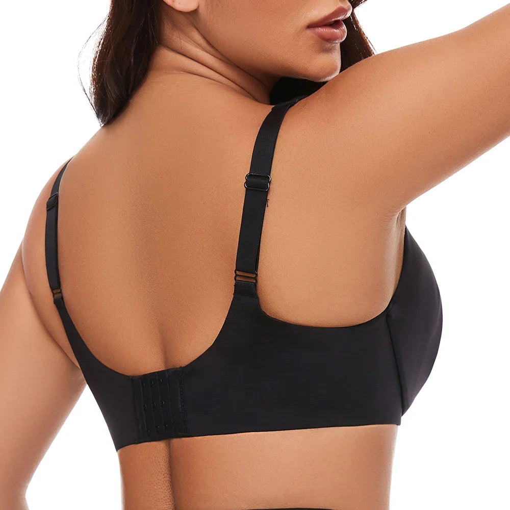 Sheroine Underwire Bra Minimizer, Full Coverage Seamless Unlined Bras for Women Unpadded Everyday Support Comfort