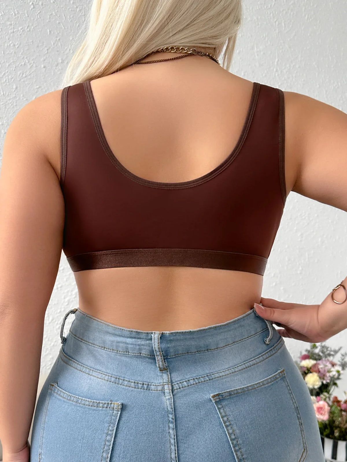 Everyday front closure Women's Brassiere Thin Cup Push up Wireless Bralette Comfort underwear Lingerie Bra