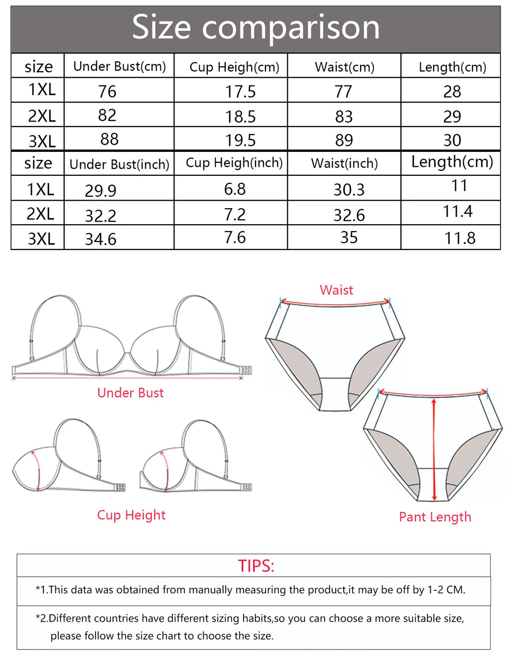 Semi-Sheer Lace Underwire Bra Set