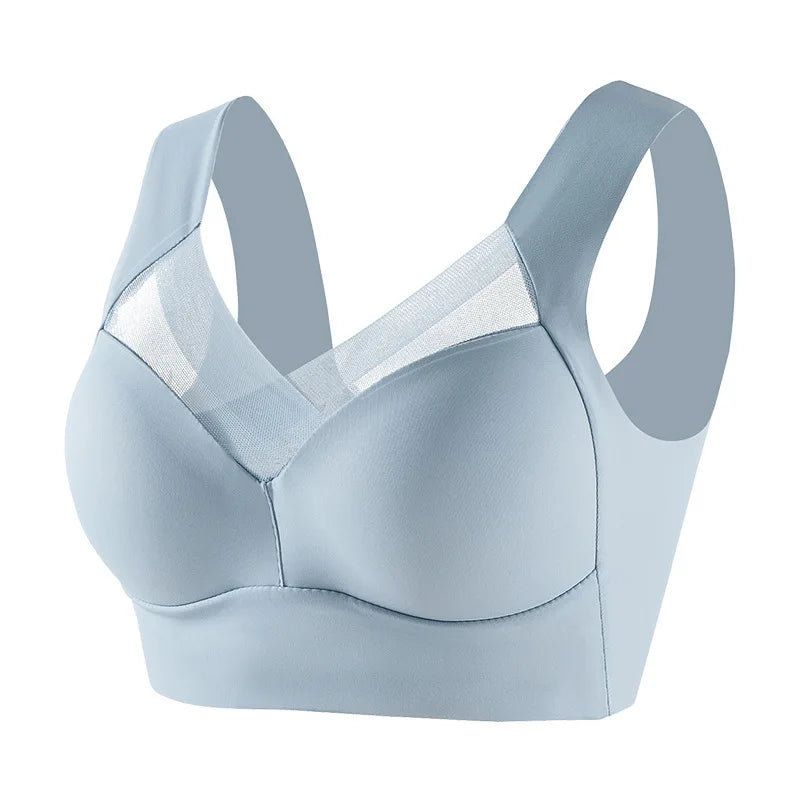 Women Seamless Bras Sexy Patchwork Lace Top Push Up Sports Brassiere Female Backless Fitness Sleep Vest Bralette New