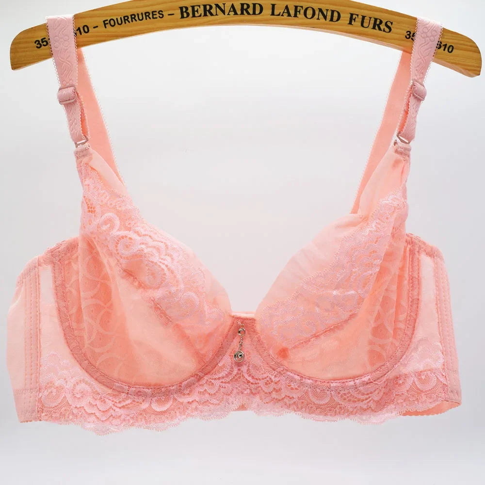 Bras For Women Underwear Lace Sheer Sexy Lingerie Tops Deep V Sexy Bra Big Brassiere