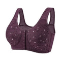 Daisy Cotton Front-Closure Wireless Bra