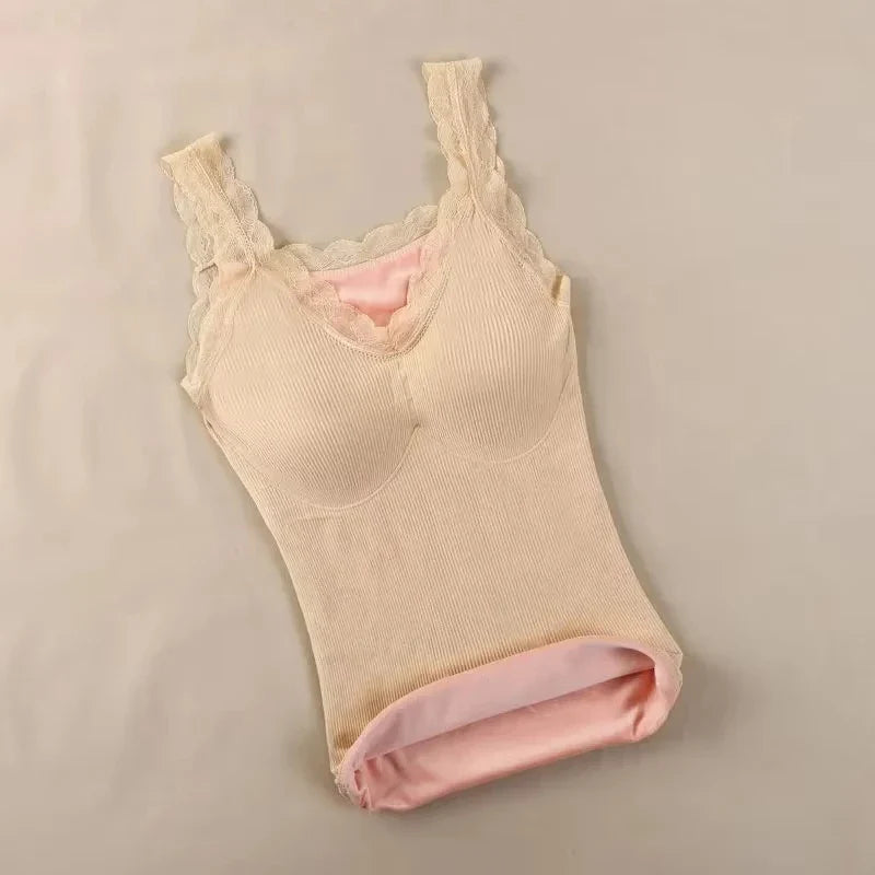 Thermal Underwear Vest Thermo Lingerie Women Winter Clothing Warm Top Inner Wear Thermal Shirt Undershirt Intimate