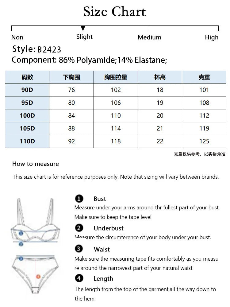 Women's Underwire Bra Underwear Sexy Push-up Comfortable Breathable Bra for Curvy Women