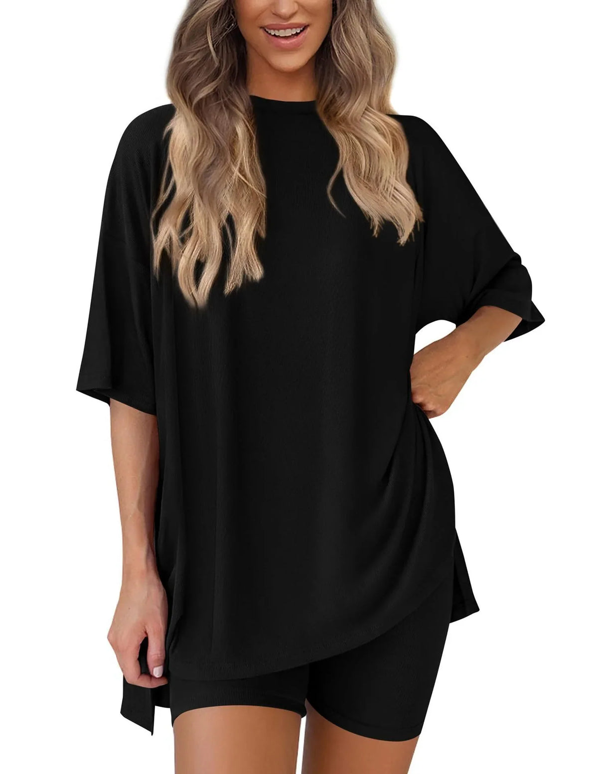 3XL Sleepwear Summer New Fashion Casual Loose Women Pajama Set Pijamas Feminino Women Pajamas Set Pijamas De Mujer