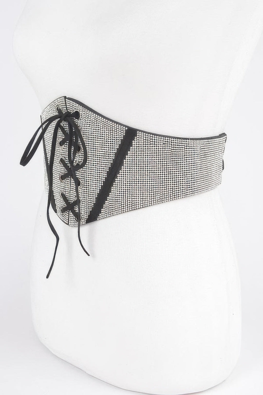 Rhinestone Corset Elastic Belt