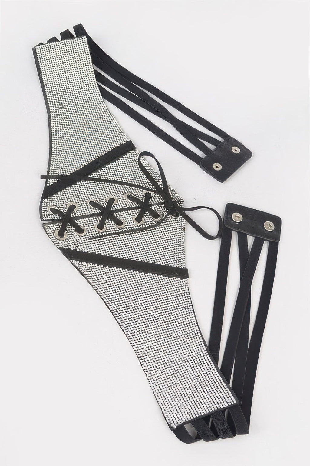 Rhinestone Corset Elastic Belt