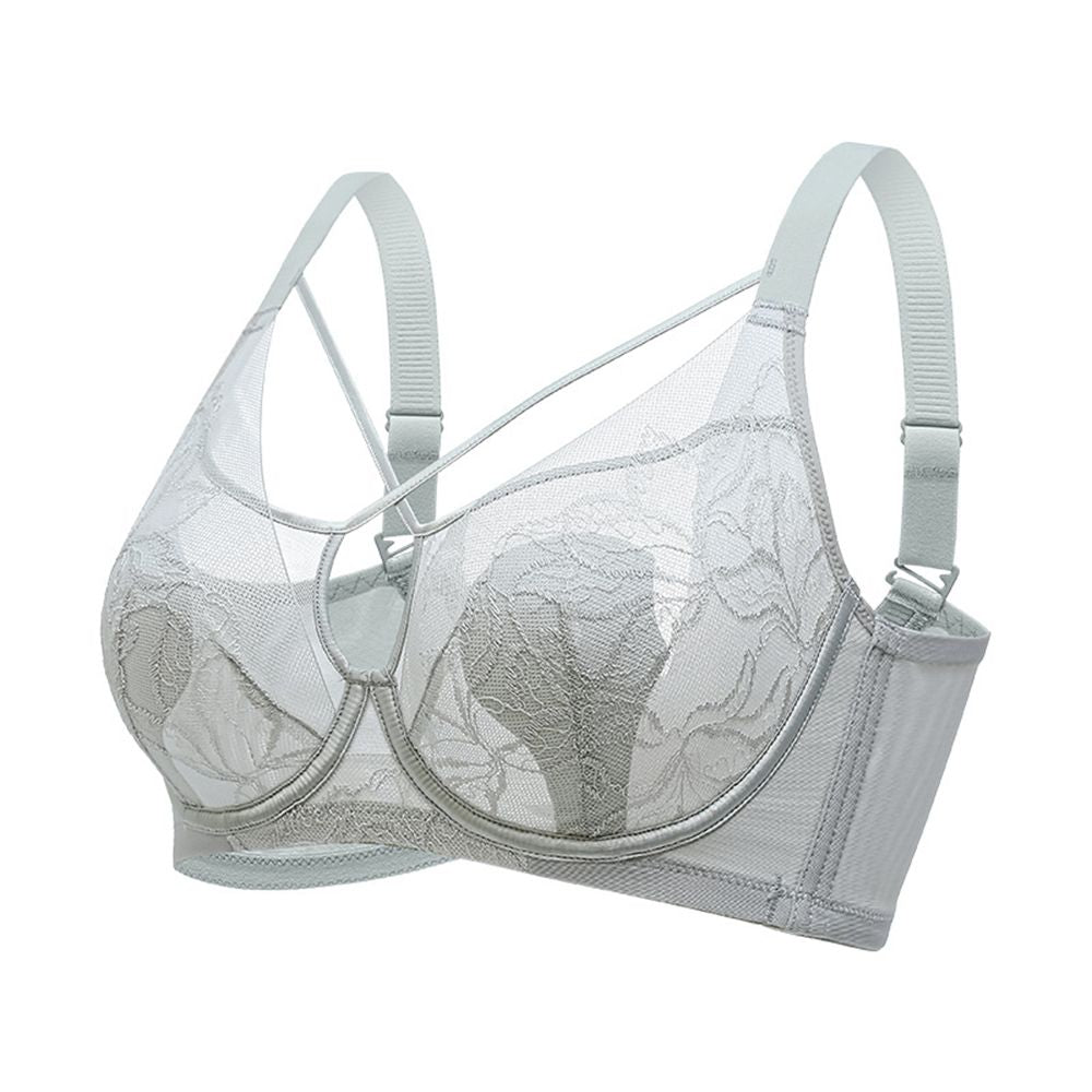 Madam Bras Lace Sheer Unpadds Bra See Through Sexy Lingerie Underwear
