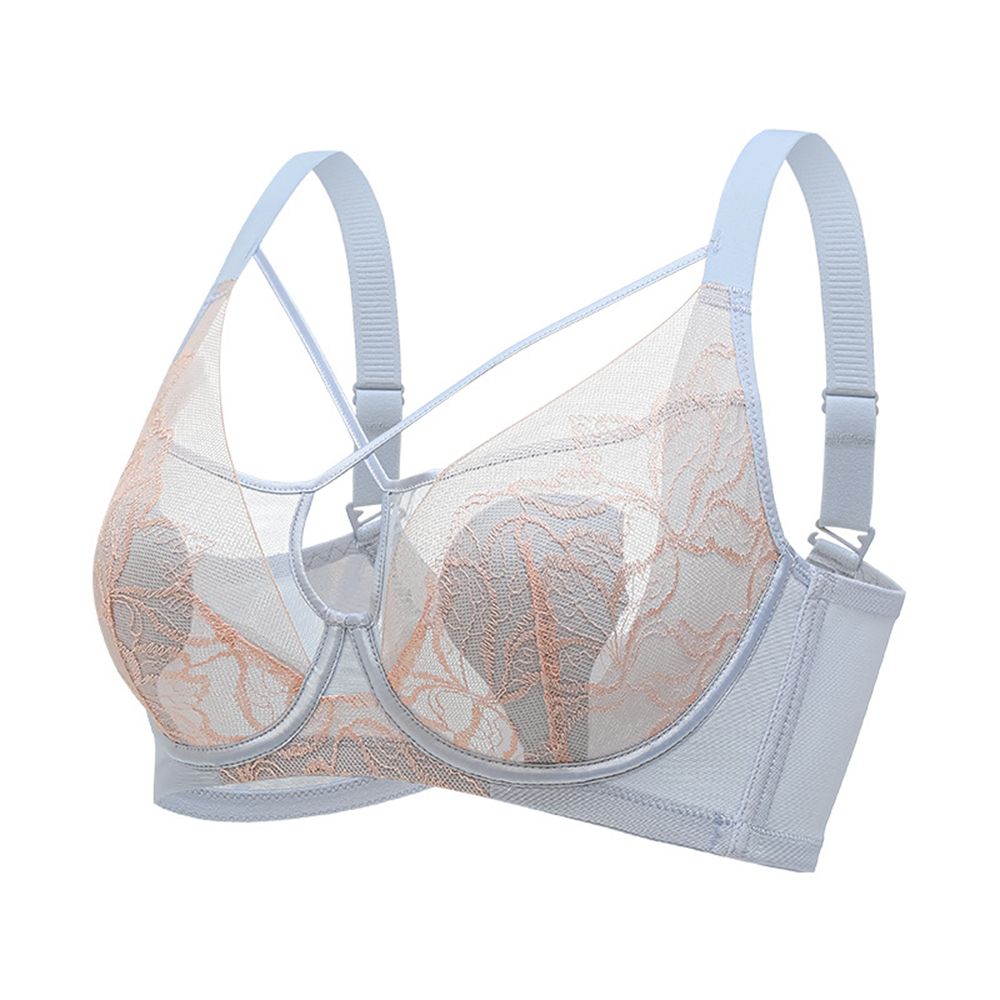 Madam Bras Lace Sheer Unpadds Bra See Through Sexy Lingerie Underwear