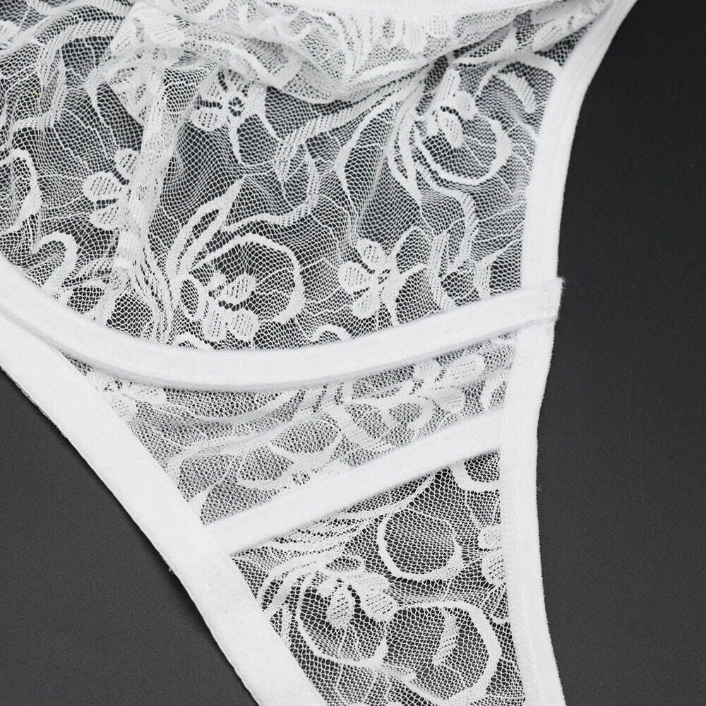 Madam Bras Lace Sheer Unpadds Bra See Through Sexy Lingerie Underwear