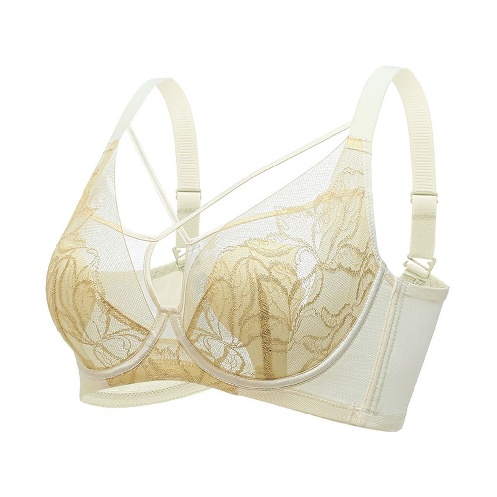 Madam Bras Lace Sheer Unpadds Bra See Through Sexy Lingerie Underwear