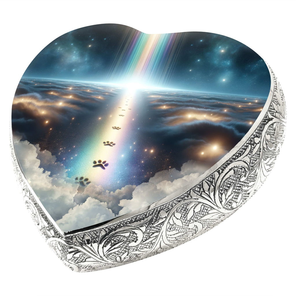 Rainbow Bridge Paw Prints Urns for Cats & Cat Urns for Ashes