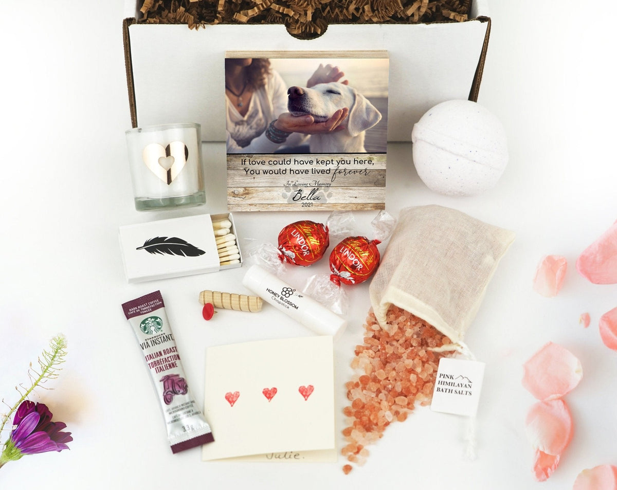 Pet Loss Gift, Dog Memorial Wood Photo Block