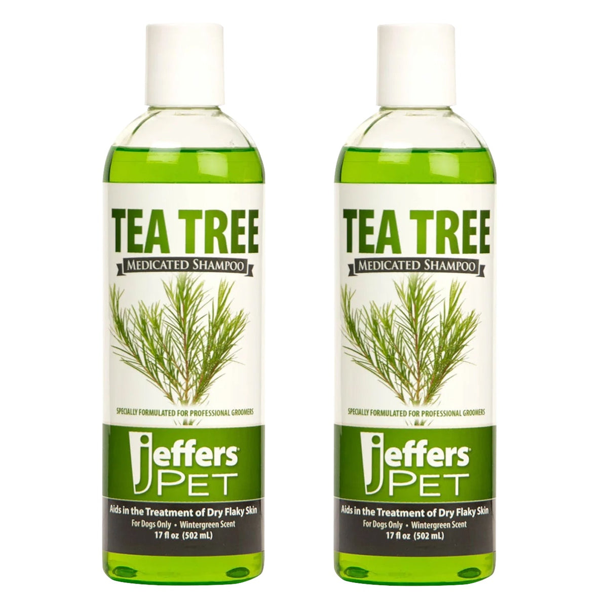 Jeffers Pet Tea Tree (Melaleuca) Medicated Dog Shampoo for Dry Skin